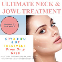 APRIL 25 - THE ULTIMATE NECK & JOWL TREATMENT - RF TIGHTENING WITH CRYO-HIFU