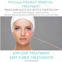 AUGUST 25 - PICOmax PIGMENT REMOVAL TREATMENT (Treats Dark Spots, Age Spots & Pigmentation)