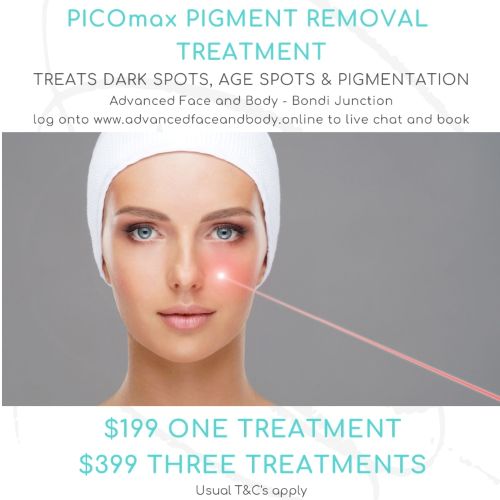 AUGUST 25 - PICOmax PIGMENT REMOVAL TREATMENT (Treats Dark Spots, Age Spots & Pigmentation)