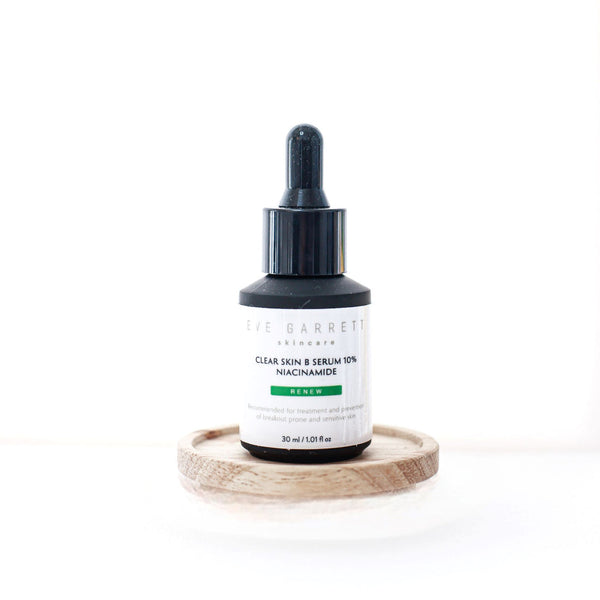 EVE GARRETT SKINCARE - CLEAR SKIN B SERUM 10% NIACINAMIDE - 30ml Dropper Bottle