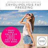 CRYOLIPOLYSIS FAT FREEZING TREATMENT SALE - Permanently remove stubborn fat pockets