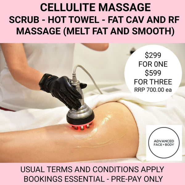 MAR 24 - CELLULITE BODY TREATMENT WITH MASSAGE - Melt Fat and Smooth Skin