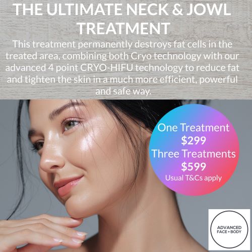 THE ULTIMATE NECK & JOWL TREATMENT - RF TIGHTENING WITH CRYO-HIFU