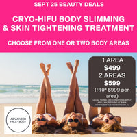 Sept 25 - 'Cyro-HIFU' Body Treatment Sale (Destroys Fat & Tightens Skin)